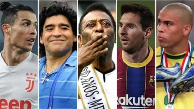 Top 5 Các cầu thủ bóng đá nổi tiếng nhất thế giới